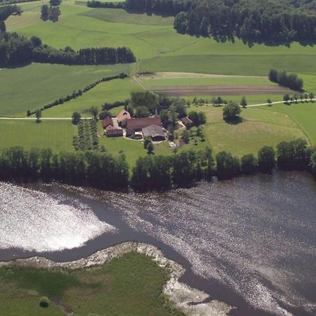 Roesslerhof Ferienwohnung Roesslerweiher Schlier ภายนอก รูปภาพ